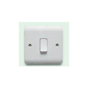 Crabtree Instinct 10AX 1G 2 Way Switch White